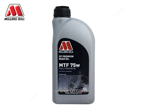 Millers Gear Oil - XF Premium MTF 75w Fully Synthetic Gear Oil - 1 Litre