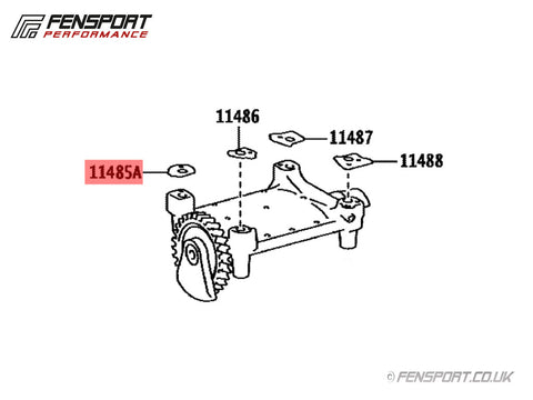 Balance Shaft - Shim Set of 4 - GR Yaris G16E-GTS