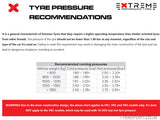 Extreme VR-1 - Drift - Rally - Sprint - Competition Tyre - tyre pressure chart