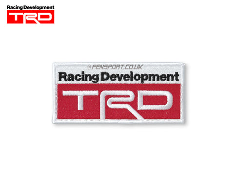 TRD Sew On Badge 50x107mm