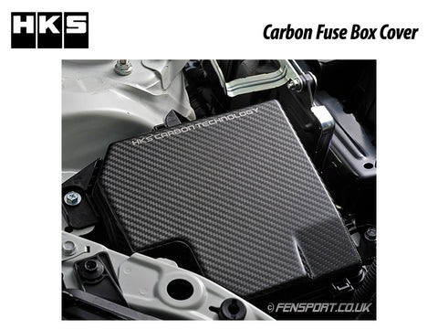 HKS Dry Carbon Fuse Box Cover - GR86