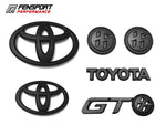 Emblem Badge - Set 2 - Black - GT86 2017 On