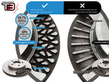 Brake Disc & Pad Kit - Front - DBA 4000 Series - T3 - Lexus ISF