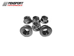 M10 x 1.25 Turbo Lock Nut Stainless Steel A2 Self Locking - Manifold to Head Flange