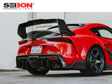 Seibon Carbon Fibre Rear Spoiler - TD Style - GR Supra A90