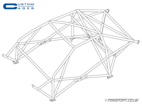 Roll Cage - Multi Point - T45 - FIA Certificate Pending - GT4 ST205