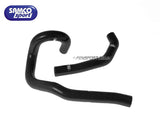 Black Samco Radiator Hose Set for Supra MA70 Turbo